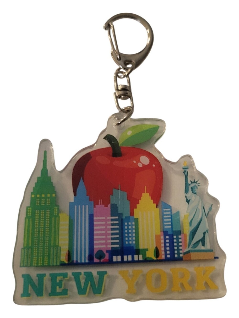 🗽NYC "Big Apple" Keychain - Skyline